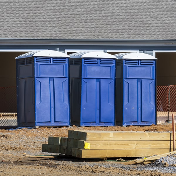 can i customize the exterior of the portable restrooms with my event logo or branding in Orange